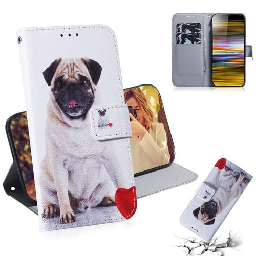 Sony Xperia 10 Plus Coque, Saturcase Beau Pu Cuir Magnétique Flip Portefeuille Support Porte-Carte Protecteur Housse Étui Pour Sony Xperia 10 Plus (Tx-9)