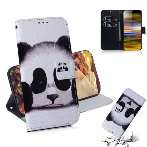 Sony Xperia 10 Plus Coque, Saturcase Beau Pu Cuir Magnétique Flip Portefeuille Support Porte-Carte Protecteur Housse Étui Pour Sony Xperia 10 Plus (Tx-4)
