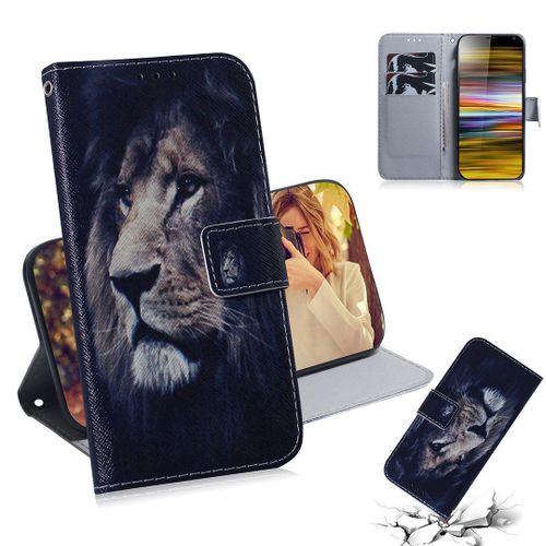Sony Xperia 10 Plus Coque, Saturcase Beau Pu Cuir Magnétique Flip Portefeuille Support Porte-Carte Protecteur Housse Étui Pour Sony Xperia 10 Plus (Tx-3)