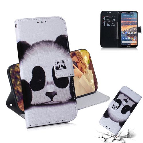 Nokia 4.2 Coque, Saturcase Beau Pu Cuir Magnétique Flip Portefeuille Support Porte-Carte Protecteur Housse Étui Pour Nokia 4.2 (Tx-4)