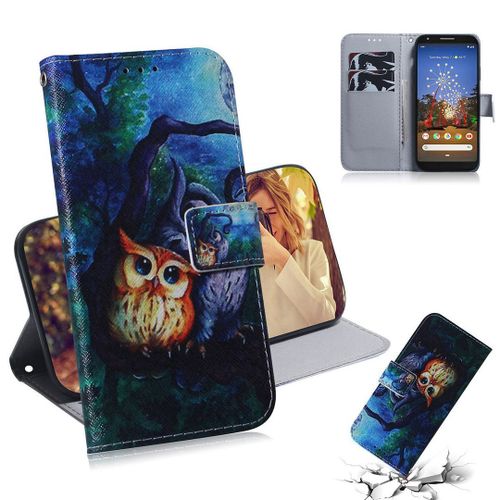 Google Pixel 3a Xl Coque, Saturcase Beau Pu Cuir Magnétique Flip Portefeuille Support Porte-Carte Protecteur Housse Étui Pour Google Pixel 3a Xl (Tx-6)