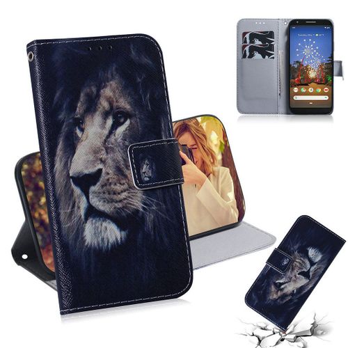 Google Pixel 3a Xl Coque, Saturcase Beau Pu Cuir Magnétique Flip Portefeuille Support Porte-Carte Protecteur Housse Étui Pour Google Pixel 3a Xl (Tx-3)