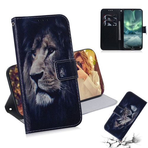 Nokia 6.2 / 7.2 Coque, Saturcase Beau Pu Cuir Magnétique Flip Portefeuille Support Porte-Carte Protecteur Housse Étui Pour Nokia 6.2 / 7.2 (Tx-3)