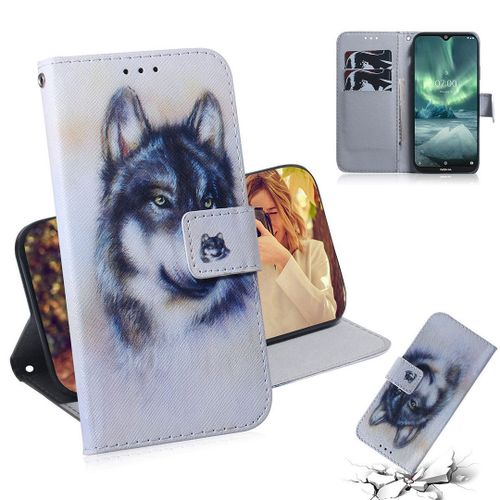 Nokia 6.2 / 7.2 Coque, Saturcase Beau Pu Cuir Magnétique Flip Portefeuille Support Porte-Carte Protecteur Housse Étui Pour Nokia 6.2 / 7.2 (Tx-8)