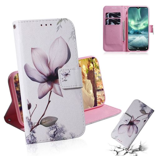 Nokia 6.2 / 7.2 Coque, Saturcase Beau Pu Cuir Magnétique Flip Portefeuille Support Porte-Carte Protecteur Housse Étui Pour Nokia 6.2 / 7.2 (Tx-7)