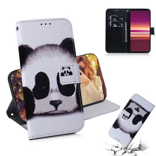 Sony Xperia 5 Coque, Saturcase Beau Pu Cuir Magnétique Flip Portefeuille Support Porte-Carte Protecteur Housse Étui Pour Sony Xperia 5 (Tx-4)