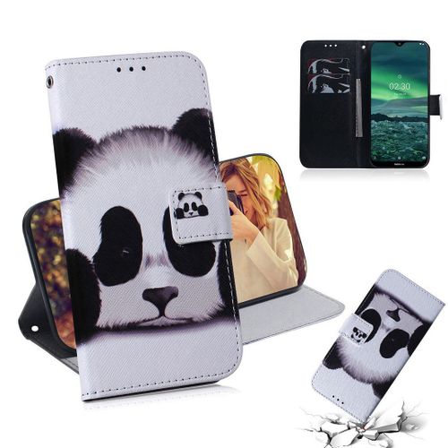 Nokia 2.3 Coque, Saturcase Beau Pu Cuir Magnétique Flip Portefeuille Support Porte-Carte Protecteur Housse Étui Pour Nokia 2.3 (Tx-4)