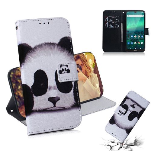 Nokia 1.3 Coque, Saturcase Beau Pu Cuir Magnétique Flip Portefeuille Support Porte-Carte Protecteur Housse Étui Pour Nokia 1.3 (Tx-4)
