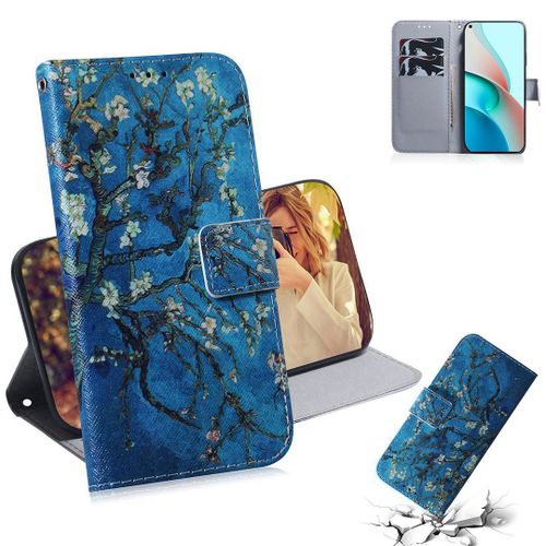 Saturcase Coque Pour Xiaomi Redmi Note 9t, Beau Pu Cuir Magnétique Flip Portefeuille Support Porte-Carte Protecteur Housse Étui Pour Xiaomi Redmi Note 9t (Tx-1)