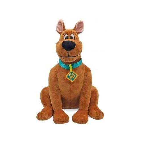 Peluche Scooby-Doo Assis 31 Cm - Chien Brun - Peluche Licence - Doudou Enfant