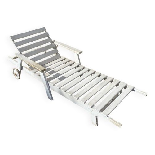 Chaise Longue Bois Gris