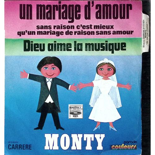 Monty - Un Mariage D'amour - ( Avec Sa Languette )