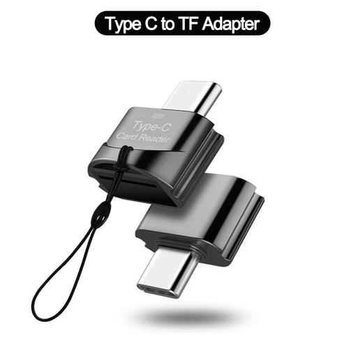 Adaptateur de Type C à micro-sd TF,lecteur de carte mémoire