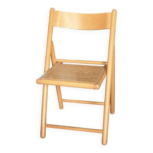 Chaise Canne Pliante Habitat Annes 80 Bois