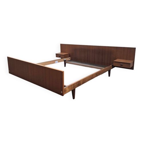 Lit Scandinave Vintage Teck Bois