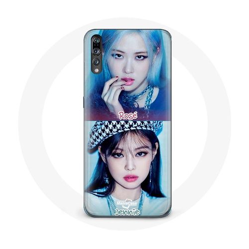 Coque Pour Huawei P20 Pro Blackpink Groupe K-Pop Filles Jennie Et Rosé Lovesick Girls Poster The Album