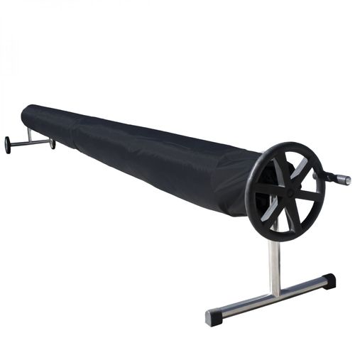 Linxor - Couverture, bâche de protection pour enrouleur de piscine - 6.80 m - Noir