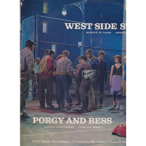 33 Rpm West Side Story Bernstein- Porgy And Bess Gerschwin - The Rca Victor Symphony Orchestra Dir Robert6russelle Benett Rca 430 581 - 1963