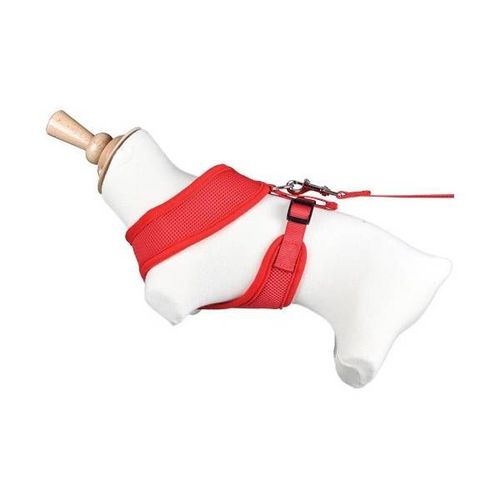 Harnais Air Mesh Rouge Taille L Pour Chien