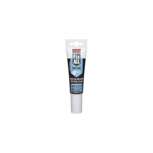 Tube Mastic colle 125 ML Fix All cristal Transparent - 131093 - Soudal