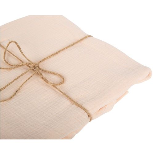 Nappe Gaze De Coton Lavable 1.3x2.4m Rose Poudré
