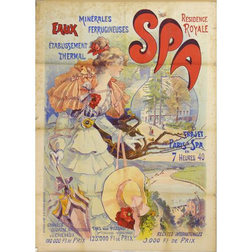 Affiche Spa Belgique