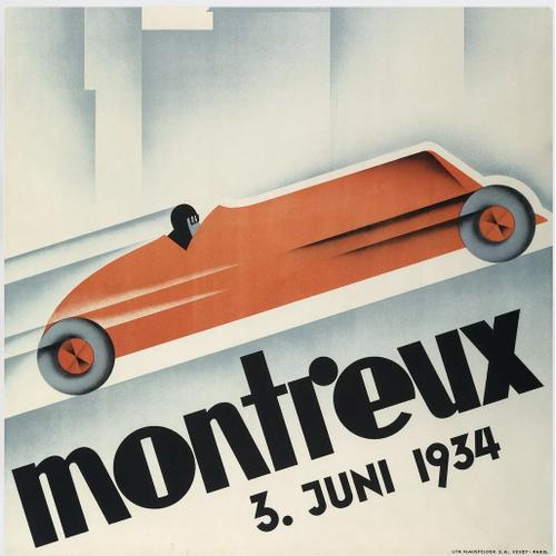 Affiche Montreux 1934