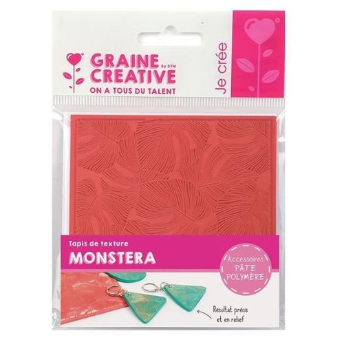 Tapis De Texture Pour Fimo - Monstera
