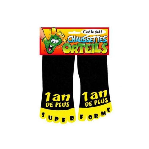 Chaussette Orteils 1 An De Plus Noire