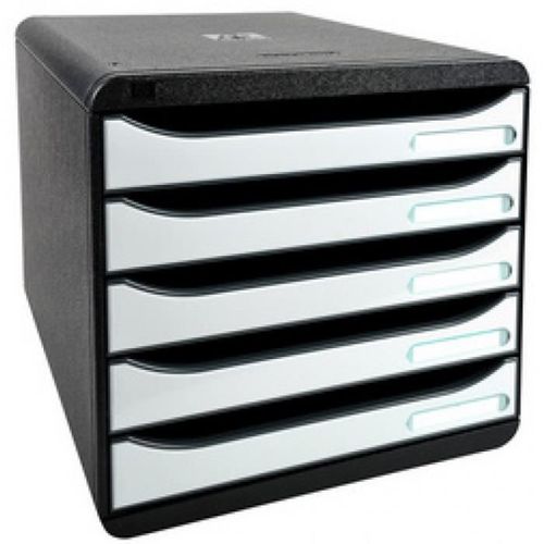 Exacompta Module De Classement Big-Box Plus, 5 Tiroirs 0,000000 Noir