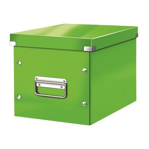 Boîte De Rangement Carton Leitz Click & Store Wow Cube Format L Vert