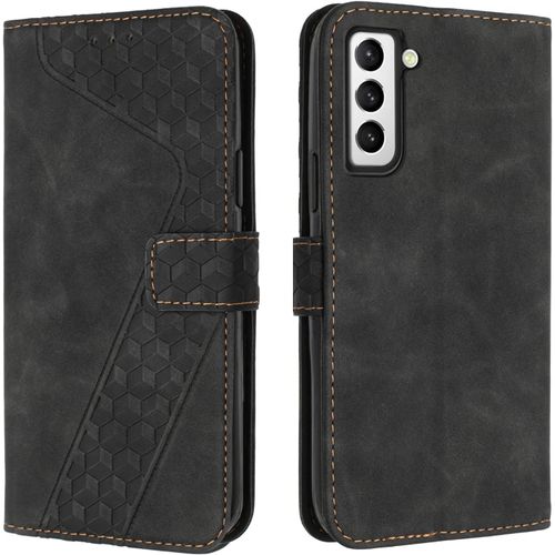 Coque Pour Samsung Galaxy S21 Plus 5g, Étui Housse Protection En Cuir Pu [Pochette De Portefeuille] [Magnétique], Antichoc Etui À Rabat Pour Samsung S21 Plus 5g (Noir)
