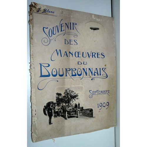 Souvenir Des Man?Uvres Du Bourbonnais, Septembre 1909, Dirigeable République