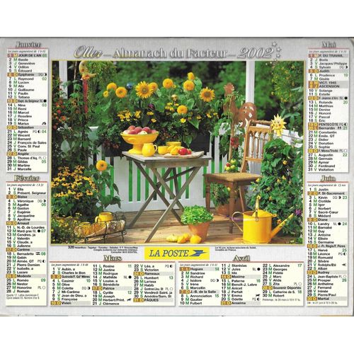 Almanach Du Facteur Oller 2002