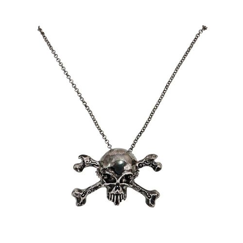 Collier Tête De Mort Pirate