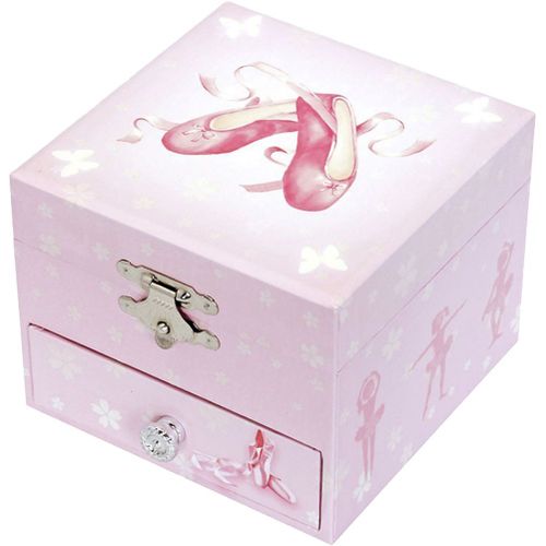 Coffret À Bijoux Musical Danseuse Ballerine - Phosphorescent