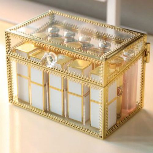 Organisateur Transparent De Maquillage | Boîte Transparente De Rangement Cosmétique Pour Bijoux Rouges À Lèvres Brosses Cosmétiques Anti-Poussière Boîte De Rangement Acrylique Présentoir  Z2998