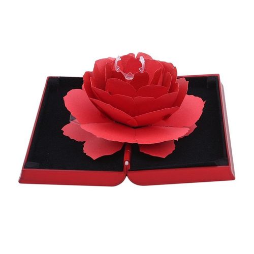 Boîte Pop Up Pour Bagues De Fiançailles Nouvelle Boîte De Rangement Unique Pour Bagues De Mariage Surprise Bijoux