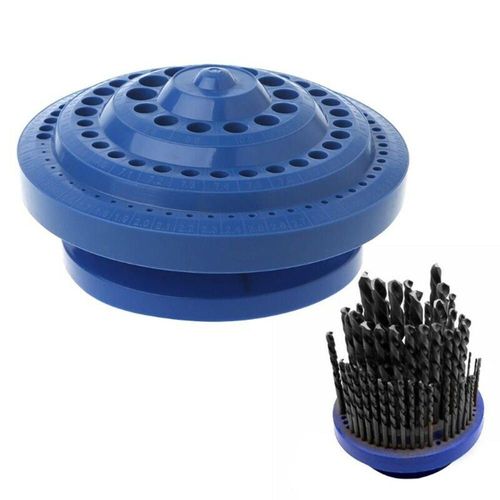 Foret Bleu Mallette De Rangement En Plastique Forme Ronde Dur Organisateur Trou Outil Boîte De Rangement Conteneur De Haute Qualité Livraison Directe