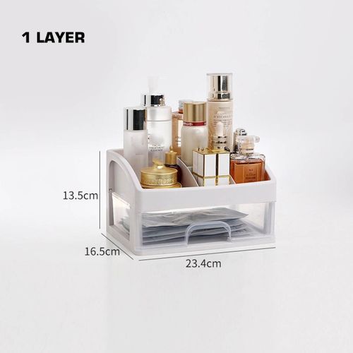 Organisateur De Maquillage, Tiroirs De Cosmétiques, Boîte De Rangement De Bureau, Conteneur De Bijoux, Étui De Maquillage, Brosse, Porte-Rouge À Lèvres