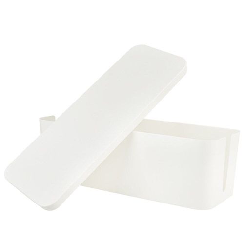 Boîte De Rangement De Câbles, Grand Support De Boîte De Gestion De Câbles, Taille (Blanc)