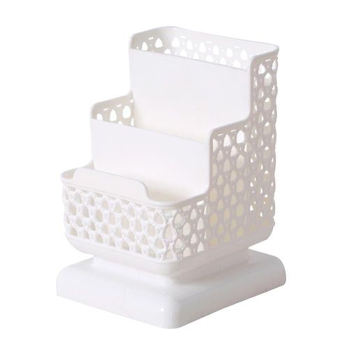 Boîte De Rangement De Maquillage De Grande Capacité, Boîte De Rangement De Cosmétiques, Présentoir De Maquillage, Porte-Brosse Rouge À Lèvres, Bureau Salle De Bains, Organisateur Dropship