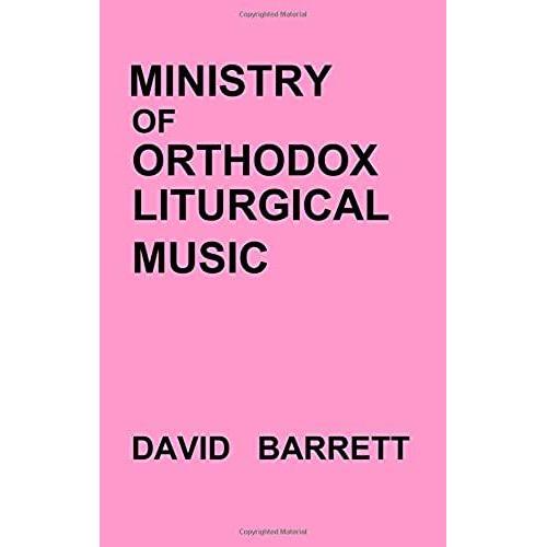 Ministry Of Orthodox Liturgical Music