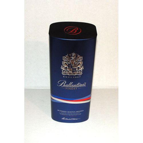 Boite Ballantines Finest Boite Metal A Whisky 28 Cm