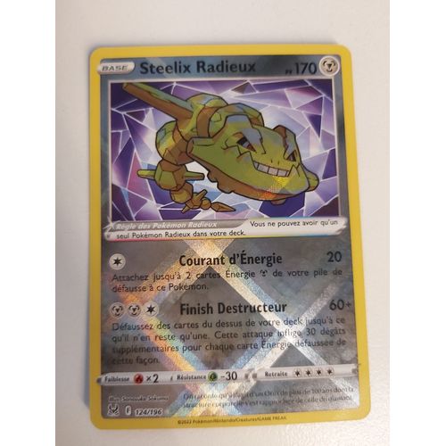 Steelix Radieux 124/196 Origine Perdue