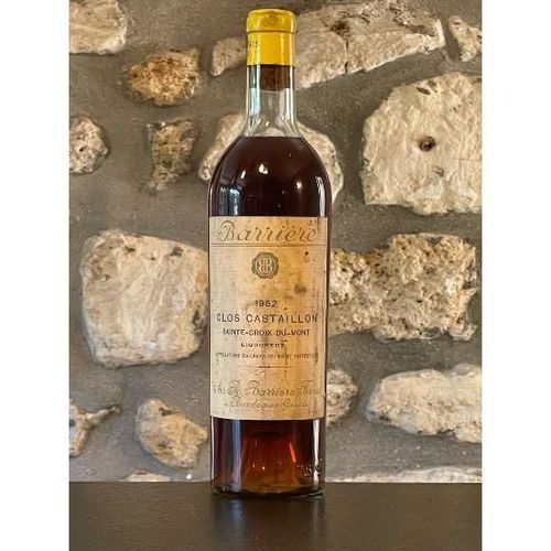 Vin Blanc, Sainte Croix Du Mont, Clos Castaillon 1952