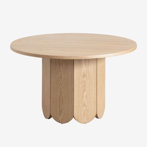 Table Basse Ronde En Bois (Ø80 Cm) Vinesey Bois Naturel