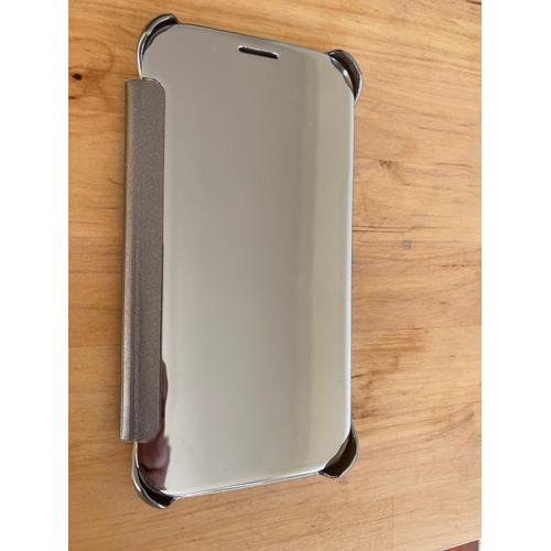 Coque Refermable Argentée Pour Galaxy S6 Marque Samsung