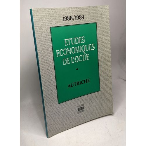 Étude Économique De L'ocde Autriche 1988/1989