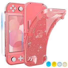 Coque Silicone Rose Compatible avec Nintendo Switch Lite